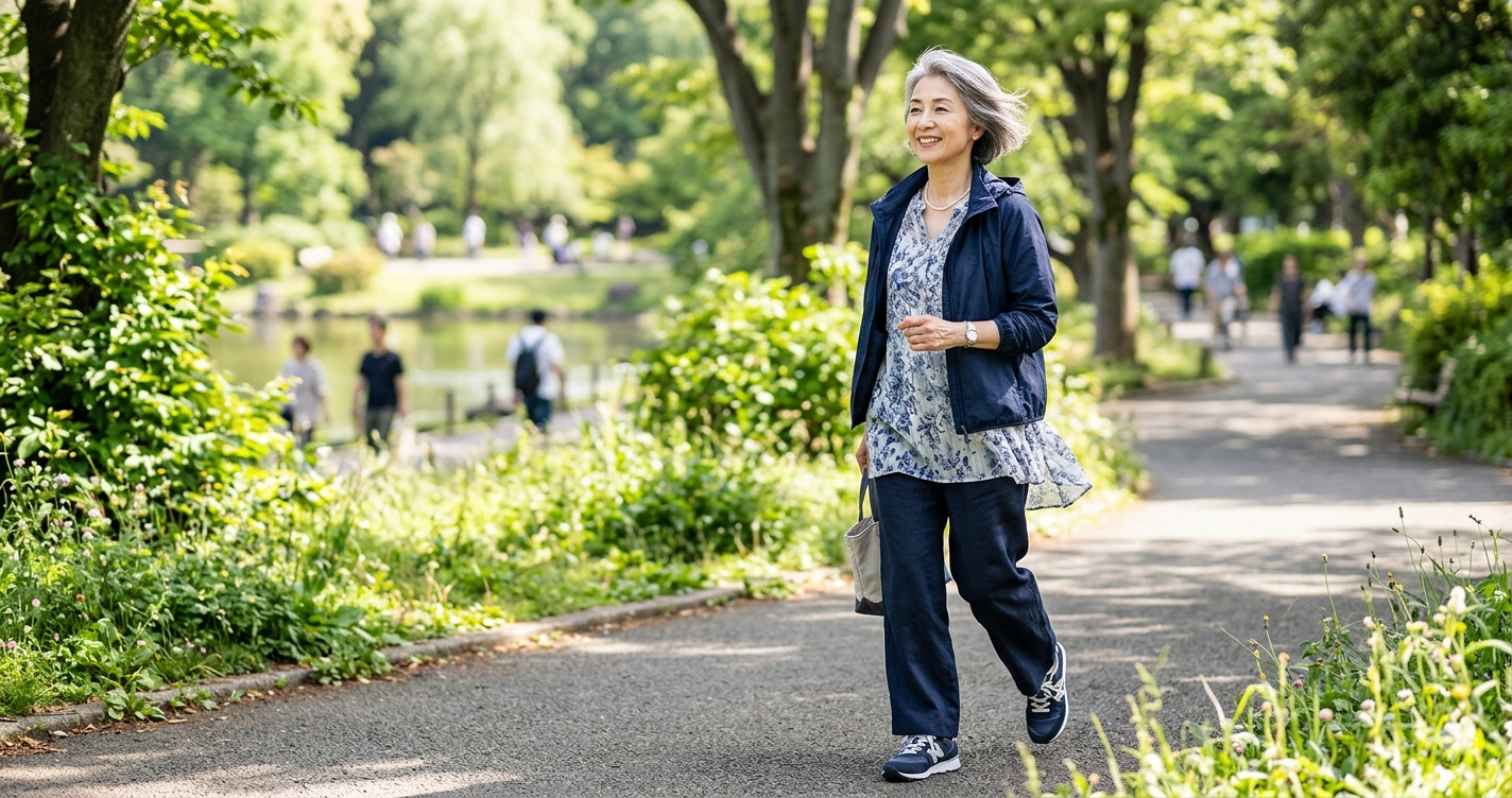 【2026年夏】60代女性におすすめのウォーキングウェア3選｜UV対策・体型カバー・涼しく快適